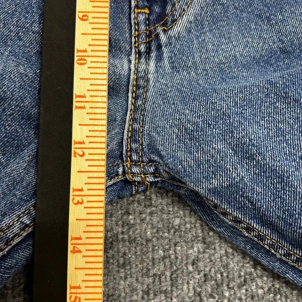 Levi's Jeans Mens Size 40x30 Blue 505 Regular Fit Straight Leg Denim Faded Good